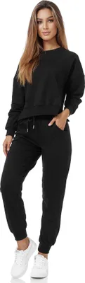 Produktbild von Tazzio Damen Jogginganzug F201 Schwarz L