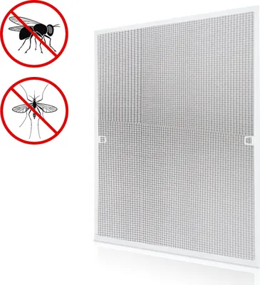 Produktbild von Aopunly sieťka proti hmyzu okenná sieťka proti hmyzu 120 x 140 cm sieťka proti hmyzu s hliníkovým rámom sada sieťka proti hmyzu sieťka proti hmyzu biela