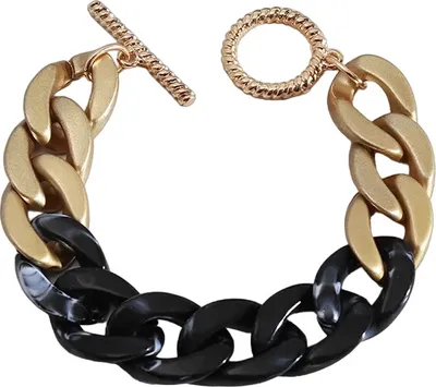 Produktbild von Armband CA-28650 - Gold / Schwarz für Damen KP28650