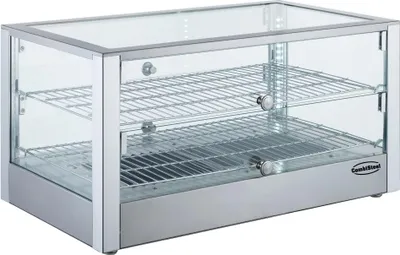 Produktbild von Combisteel Wärmevitrine 80 Liter mit 2 Böden Tischmodell
