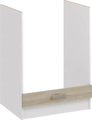 Produktbild von Roe Furniture | Küchenunterschrank 60 cm - Eiche Bordeaux - Braun - Schrank unter dem Backofen - Ohne Arbeitsplatte - Unterschränke Küche - ZK6