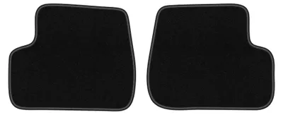 Image de Tapis arrière en moquette pour Renault Twingo I 1993-2006 (à hayon) – 2 pièces, noirs, sur mesure – Wielganizator LUX