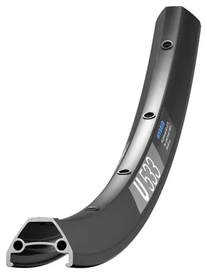 Image de Jante DT Swiss Hybrid U 533 27,5" 28 trous noir - jante robuste pour vélo électrique de randonnée