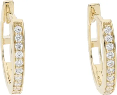 Produktbild von Gold Creolen JL10-06-3870 Damen 333/000 Zirkonia
