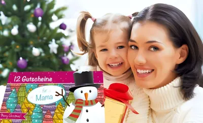 Produktbild von RNK Gutscheinhefte für Mama Weihnachten Idee & Stil 150x80mm