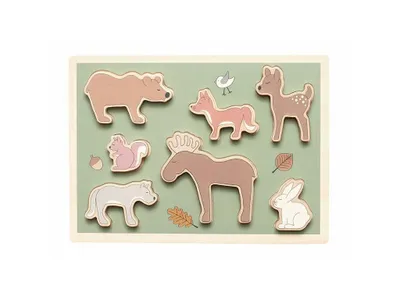 Produktbild von Holzpuzzle Wald