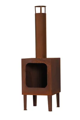 Produktbild von GARDENER 200-3 Gartenkamin Kamin Terrassenofen rostoptik 35x35 cm