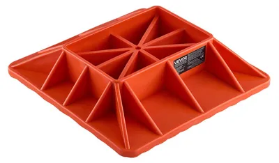 Immagine prodotto di VEVOR Base per Martinetto ad Alto Sollevamento e Supporto per Maniglia, Capacità 3175,2 kg, Supporto per Martinetti Agricoli per Maggior Parte dei Martinetti con Base 185 x 120 mm Rosso