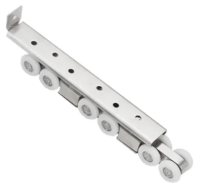 Zdjęcie produktu dla INF Rolka do drzwi przesuwnych ze stali nierdzewnej 18cm cicha 12 kółek