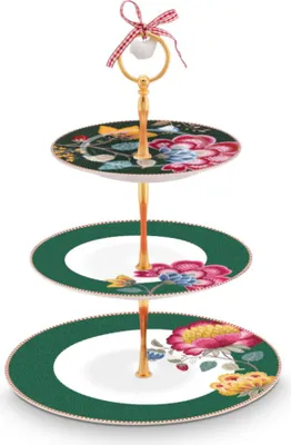 Produktbild von PIP STUDIO Fantasy Green Etagere 3tlg