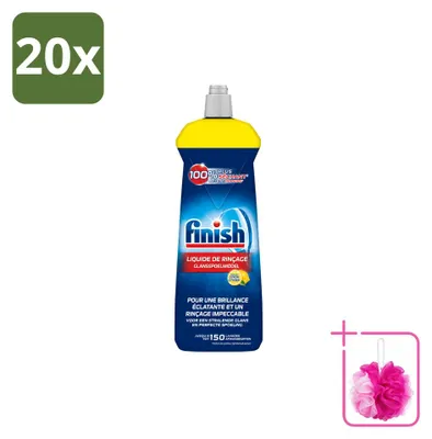 Produktbild von 20 x Finish Glansspoelmiddel Citroen - 800 ml - Sparpackung - 20 Stücke
