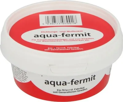 A white plastic tub with a red and white label containing product information and branding.