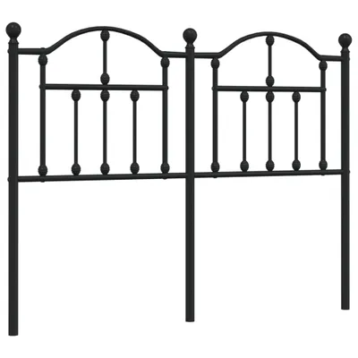 Immagine prodotto di vidaXL Testiera di ricambio in metallo nero 120 cm