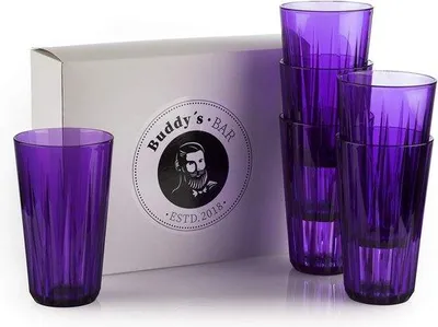 Produktbild von Famanu Trinkbecher Set 0,5 Liter - 6 hochwertige Tritan Kunststoffbecher