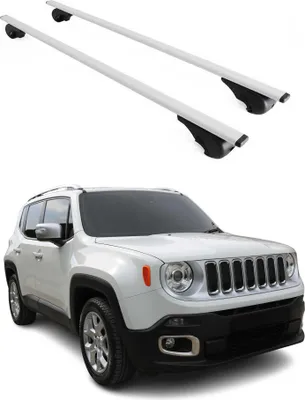 Produktbild von Dachträger Grundtäger für Jeep Renegade 2014-2025 75kg Metall Silber 2 tlg