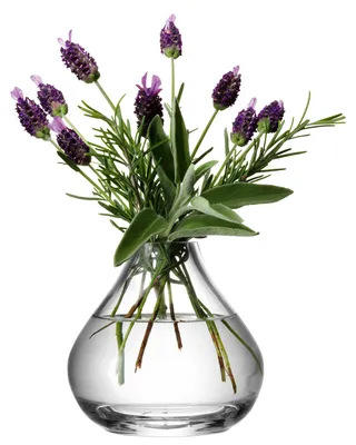 Produktbild von LSA | Vase FLOWER, klar, H11cm