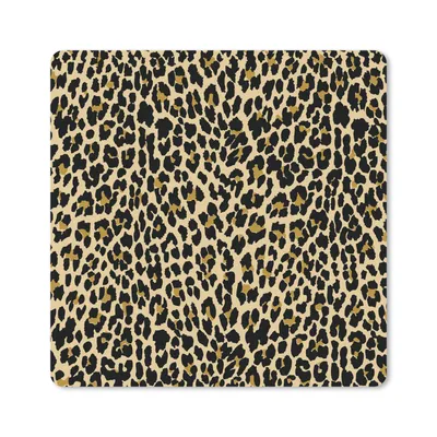 Produktbild von MuchoWow® Mauspad Mousepad Panther Druck - Muster - Tiere 20x20 cm - Mousepads - Maus Mat - Pad - Mausunterlage - Desk Mat - Bureauartikeln