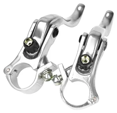 Image de Levier de frein ergonomique - Aluminium - Léger - 24 mm - Accessoire pour vélo - Facile à installer - Frein de vélo