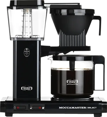 Produktbild von MOCCAMASTER Filterkaffeemaschine KBG Select Black 1,25l schwarz NEU