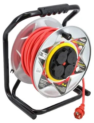 Imagen del producto de AW Tools - Cable de extensión con enchufe AW3229 (50 m) (Rojo)