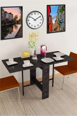 Immagine prodotto di Tavolo pieghevole Dekornik, tavolo multifunzionale in MDF, Pijnboom, 134 x 60 x 72 cm