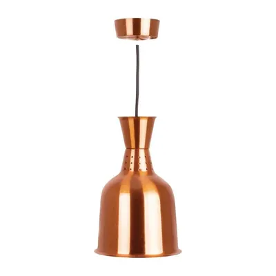 Immagine prodotto di Lampada riscaldante Buffalo con finitura in ottone - ideale per buffet e catering, altezza regolabile.