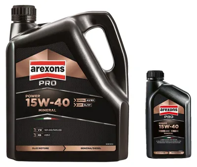 Immagine prodotto di lubrificante 'power' 15w40 arexons 1 lt