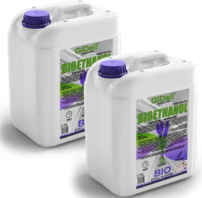 Zdjęcie produktu dla Bioetanol o zapachu lawendy 96,6% 20 l do kominków uniwersalnych, bezdymny, bezsadowy GiDeli