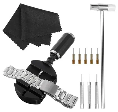 Produktbild von Uhrenreparaturset 11 Teile - Präzises Werkzeug für Bandanpassung und -entfernung