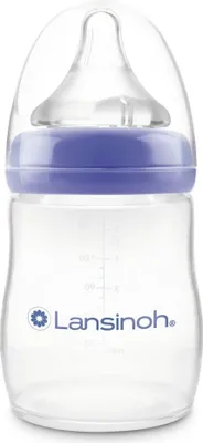 Zdjęcie produktu dla Lansinoh Naturalwave butelka dla niemowląt 160ml i smoczek S 1 szt