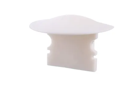 Produktbild von Deko-Light Profil Endkappe - Endkappe F-ET-02-10, Set 2 Stk, Kappe, Weiß, Kunststoff, Deko-Light, 1 g, 25 mm