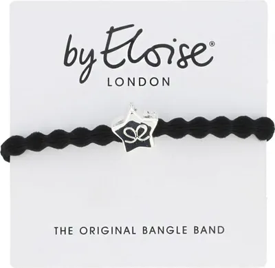 Obrázek produktu pro By Eloise London Silver Diamanté Star Black