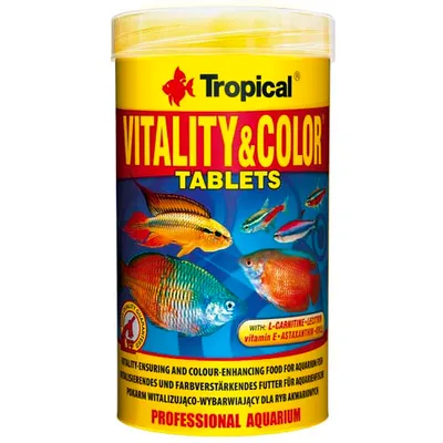 Produktbild von Futtertabletten Tropical Vitality & Color Tablets 250 ml