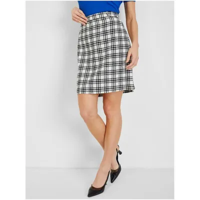 Produktbild von Orsay Schwarz-weißer Damen-Karorock 720286-001000__38