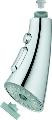 Produktbild von GROHE Spülbrause 48473, für Einhand-Spültischbatterien, mit 3 Strahlarten, chrom