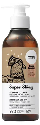 Obrázok produktu pre YOPE Super Shiny šampón s ľanom 97%, 300 ml