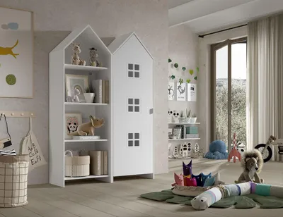 Schrank Casami Bruges 37 x 115,2 x 171,3 cm MDF Weiß
