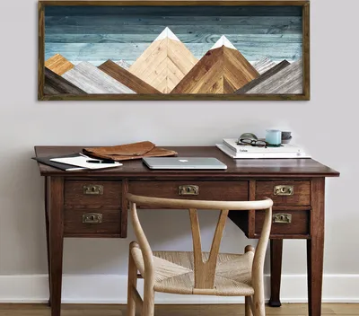 Produktbild von Wallity, Almıla- EVL1874, Bunt, Leinwandbilder, 40 x 120 cm, Gemälde: 100% MDF (Dicke: 3mm)