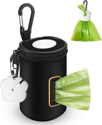 Produktbild von Famanu Hunde-Behälter für Kotbeutel - Handlicher Halter mit stabiler Basis