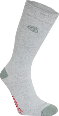 Produktbild von Craghoppers - "Insect Repellent" Socken für Herren/Damen Uni CG2265 (39,5 EU - 42 EU) (Hellgrau Meliert/Flechte)