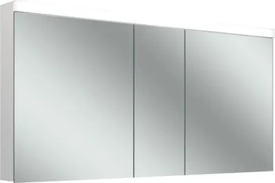 Image de LOW plus 15 LED armoire de toilette, 3 portes 60/30/60cm, 1495x147x747mm, éclairage en haut, 172.350.01.02
