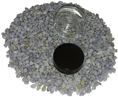 Produktbild von 80 x Designer Glas Tiegel  Diana Deckel Schwarz  4ml Geldosen Leer