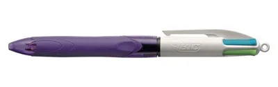 Image de Stylo à bille rétractable BIC 4 Colours Grip Fun