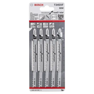 Obrázok produktu pre Bosch 2 608 634 994, Pílový kotúč, Hliník, Potrubie, Plast, Profil, Plech, Drevo, Drevo s klincami, dvojkovový, Čierna, Šedá, 2,4 mm, 5 mm
