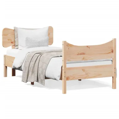 Produktbild von vidaXL Massivholzbett ohne Matratze 90x200 Kiefernholz