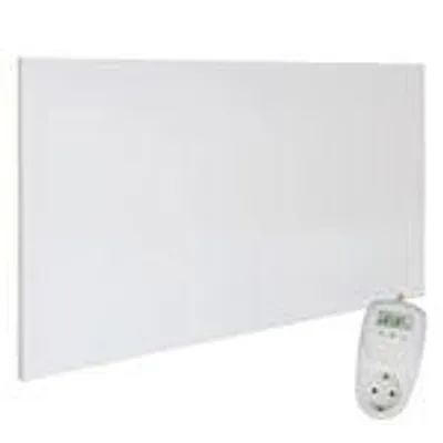 Obrázek produktu pro VIESTA® H700 infračervené topení – topný panel 700 W, 60×120 cm, Carbon Crystal, bezrámový, stěna/strop, IP20, včetně termostatu TH10