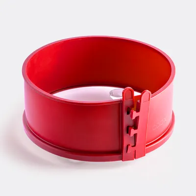 Produktbild von coox Springform mit Glas-Servierplatte und Glasfüßen 18 cm in rot
