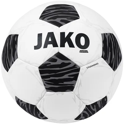 Obrázek produktu pro JAKO unisex tréninkový míč Animal, barva:bílá/černá/kamenná šedá, velikost:5