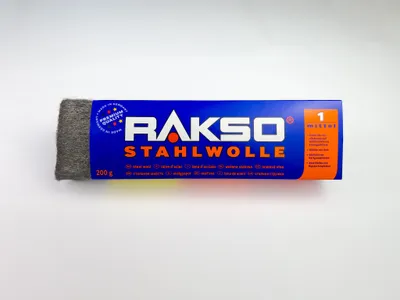 Produktbild von RAKSO Stahlwolle 200 g-Packung, Sorte 1