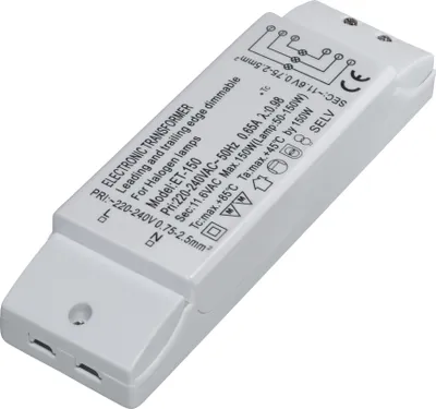 Produktbild von Halogen-Transformator 220-240V zu 12V 50-150W dimmbar mit Phasenanschnittsdimmer